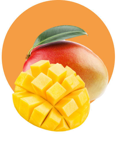 Sliced mango